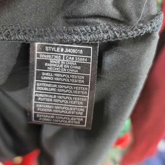 JACK by BB Dakota Nothin to Mesh With Black Floral Embroidered Skater Dress NEW - Picture 6 of 10